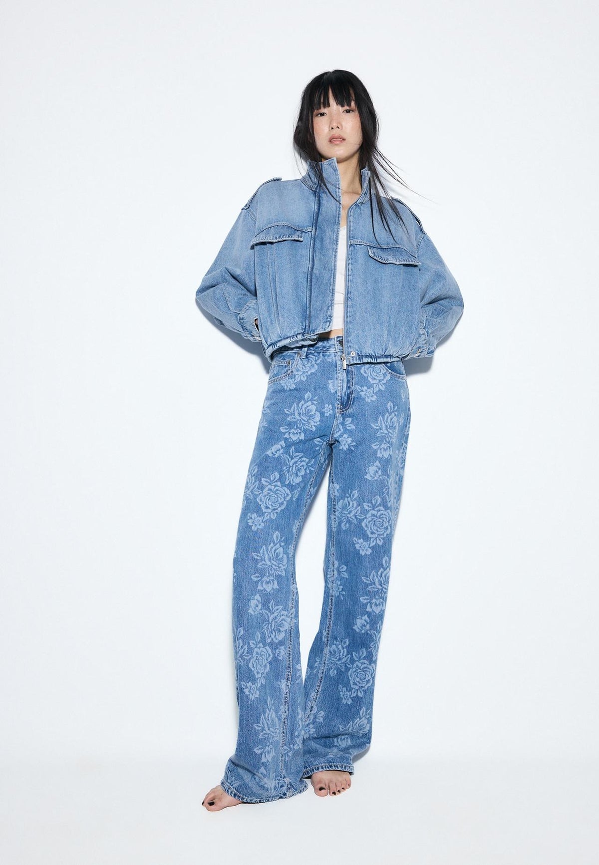Stradivarius wide leg fit